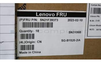 Lenovo 5N21F39373 NB_KYB CS22 P16 GR-BL,LTN,ITA