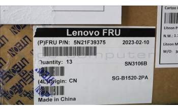 Lenovo 5N21F39375 NB_KYB CS22 P16 GR-BL,LTN,POR