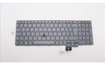 LENOVO 5N21F39377 Keyb P16 G1/G2 SLV/SI - BL