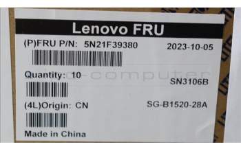 Lenovo 5N21F39380 NB_KYB CS22 P16 GR-BL,LTN,TUR