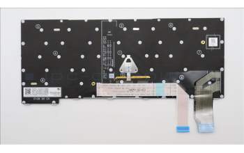 Lenovo 5N21H76936 Keyboard Internal, Nordic, Grey, Backlight, UK