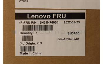 Lenovo 5N21H76954 Keyboard Internal, Belgian, Non-Backlight, Black, UK