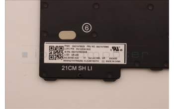 Lenovo 5N21H76966 Keyboard Internal, Greek, Black, Non-Backlight, US