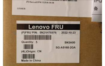 Lenovo 5N21H76976 Keyboard Internal, Hungarian, Black, Non-Backlight, UK