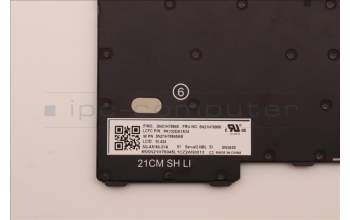 Lenovo 5N21H76988 Keyboard Internal, Slovenian, Black, Non-Backlight, UK