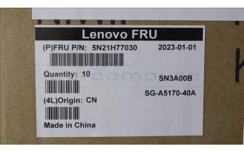 Lenovo 5N21H77030 NB_KYB SER2 KBD BK-BL,LTN,BRL