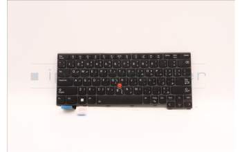 Lenovo 5N21H77032 Keyboard Internal, Arabic, Black, Backlight, US