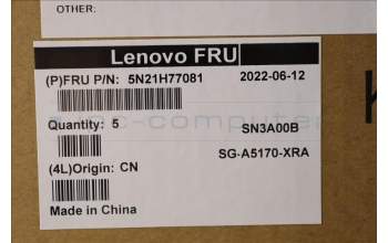 LENOVO 5N21H77081 Keyb L13/L13 Yoga G3/G4 /X13 G3 KR - BL