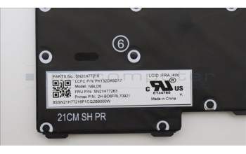 Lenovo 5N21H77263 NB_KYB SER2 KBD GR-BL,PMX,FRA