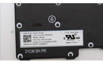 Lenovo 5N21H77294 NB_KYB SER2 KBD GR-BL,PMX,UKE