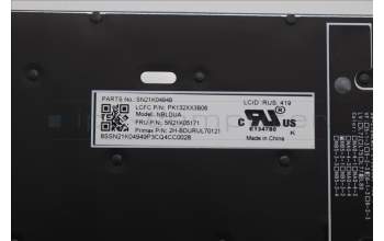 Lenovo 5N21K05171 NB_KYB CS23 NM TOP,BK-BL,PMX,RUS