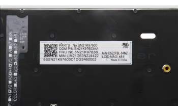 Lenovo 5N21K97638 NB_KYB CS22 KBD FL_TOP,BK-BL,CHY,MAO