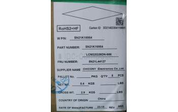 Lenovo 5N21L44127 NB_KYB Nod-PH1SREW-CCY-BLK-NBLKB