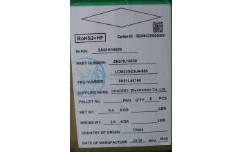 Lenovo 5N21L44195 Keyboard Internal, US English International, Non-Backlight, Black, US