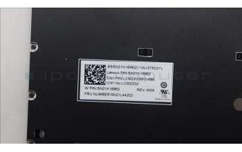 Lenovo 5N21L44202 NB_KYB FR-PH1SREW-CCY-BLK-NBLKB