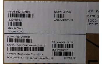 Lenovo 5N21M37804 NB_KYB 4C4TT50N-BK-SRX-DEN