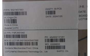 Lenovo 5N21M37883 NB_KYB 4C4TT50N-BK-SRX-NORDIC