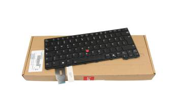 5N21M37927 original Lenovo keyboard DE (german) black/black with backlight and mouse-stick