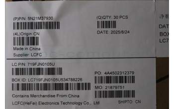 Lenovo 5N21M37930 Keyboard Internal, Greek, Black, Backlight, US