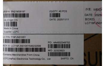 Lenovo 5N21M38197 NB_KYB 4C4TT50B-BK-TRI-KOR