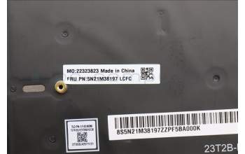 Lenovo 5N21M38197 NB_KYB 4C4TT50B-BK-TRI-KOR