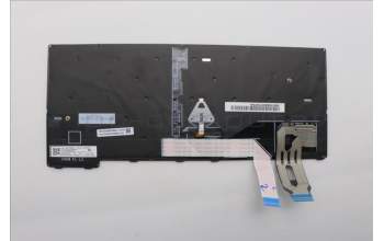 Lenovo 5N21M38296 Keyboard Internal, USA English, Black, Backlight, US