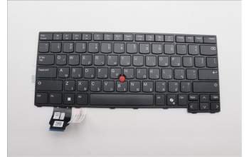 Lenovo 5N21M38472 Keyboard Internal, Hebrew, Black, Non-Backlight, US