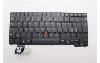 Lenovo 5N21M38513 Keyboard Internal, Nordic, Black, Non-Backlight, UK