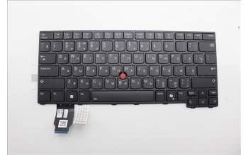Lenovo 5N21M38560 Keyboard Internal, Russian, Black, Backlight, US