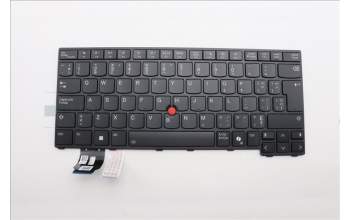 Lenovo 5N21M38588 Keyboard Internal, Canadian French English, Black, Backlight, UK