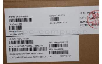 Lenovo 5N21M39899 NB_KYB 4C6TT50B-BK-LTN-ENG