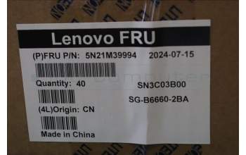 Lenovo 5N21M39994 NB_KYB 4C6TT50B-BK-LTN-UKE