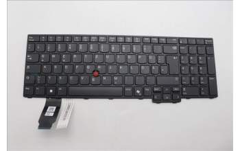 Lenovo 5N21M40090 Keyboard Internal, German, Black, Non-Backlight, w/Number, UK
