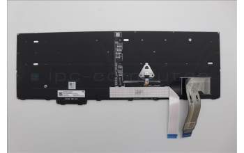 Lenovo 5N21M40199 Keyboard Internal, Turkish, Black, Backlight, w/Number, UK