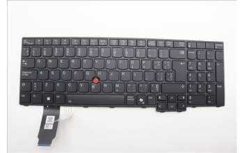Lenovo 5N21M40210 Keyboard Internal, Canadian French English, Black, Backlight, w/Number, UK