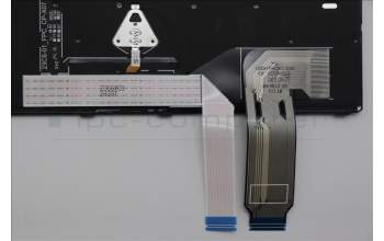 Lenovo 5N21M40210 Keyboard Internal, Canadian French English, Black, Backlight, w/Number, UK