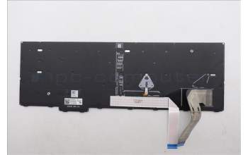 Lenovo 5N21Q49836 Keyboard Internal, Spanish, Black, Backlight, w/Number