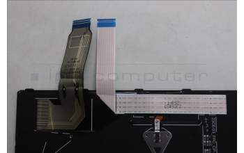 Lenovo 5N21Q49836 Keyboard Internal, Spanish, Black, Backlight, w/Number