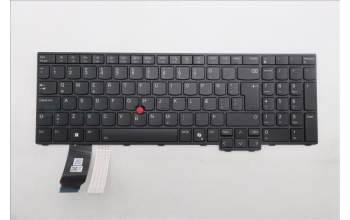 Lenovo 5N21Q49842 Keyboard Internal, Icelandic, Black, Backlight, w/Number
