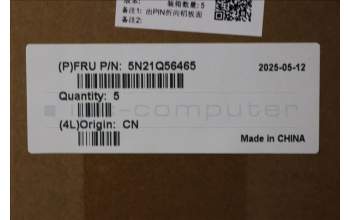 Lenovo 5N21Q56465 Keyboard Internal, Nordic, Black, Non-Backlight, UK