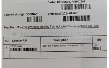 Lenovo 5P68C24849 TB352XU Antenna board&*26373-00261 CS