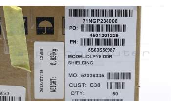 Lenovo 5S60S56987 SHIELD DDR Shielding C 81HD