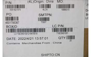 Lenovo 5S61B21979 FRU SHIELD JE443_DIMM_ASSY