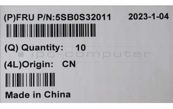 Lenovo 5SB0S32011 Speaker R&L C 82XF