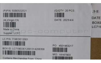 Lenovo 5SB0S32021 SPEAKER L83BY L+R