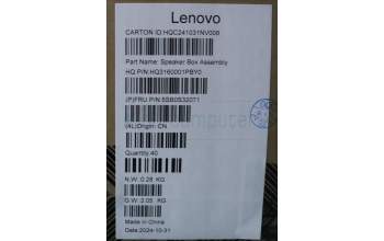Lenovo 5SB0S32071 Speaker_H 83J0