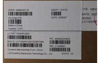 Lenovo 5SB0S32118 Speaker L+R+weeters L83EY