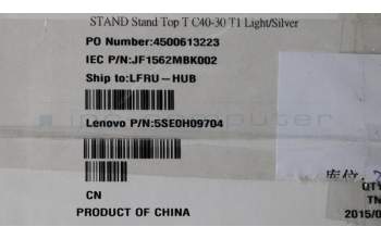 Lenovo STAND Stand Top T C40-30 T1 Light/Silver for Lenovo IdeaCentre C40-05