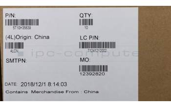 Lenovo 5T10H35639 COVER Bezel Cover L Yoga 3 14 L+R+S