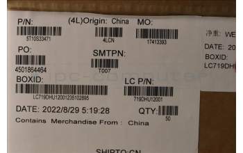 Lenovo 5T10S33471 Removable Tape L82TK G